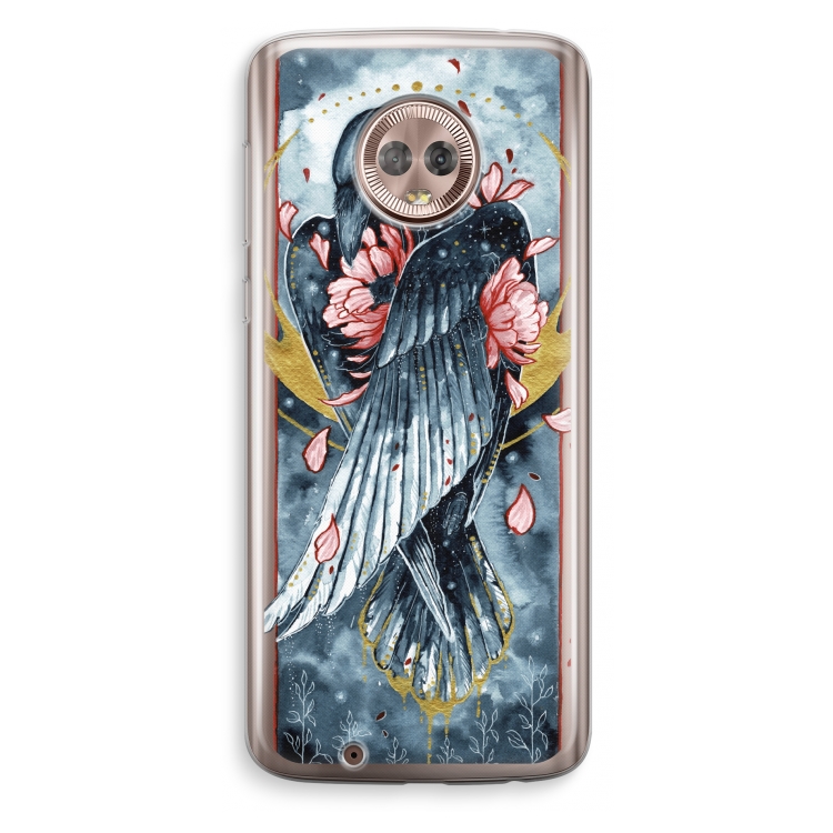 Golden Raven: Motorola Moto G6 Transparant Hoesje