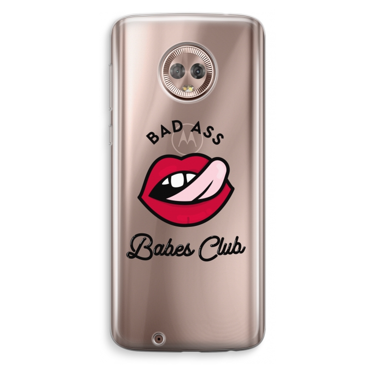 Badass Babes Club: Motorola Moto G6 Transparant Hoesje