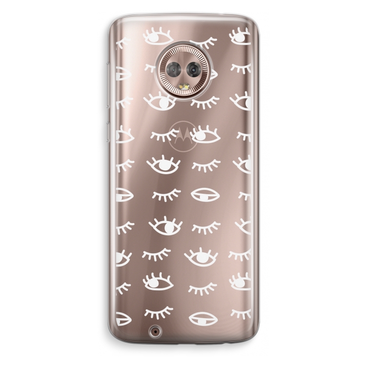 Eye pattern #3: Motorola Moto G6 Transparant Hoesje