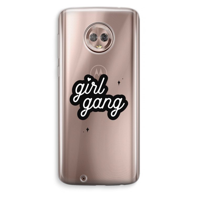 Girl Gang: Motorola Moto G6 Transparant Hoesje