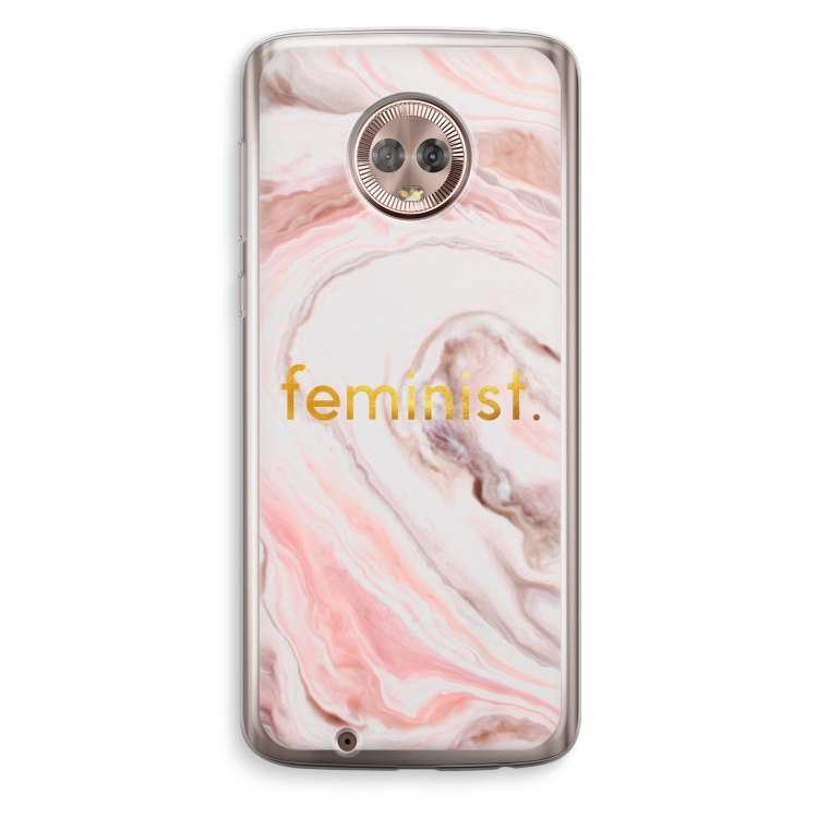 Feminist: Motorola Moto G6 Transparant Hoesje