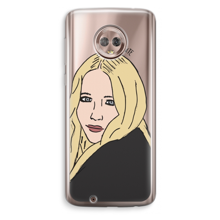 Mary Kate: Motorola Moto G6 Transparant Hoesje