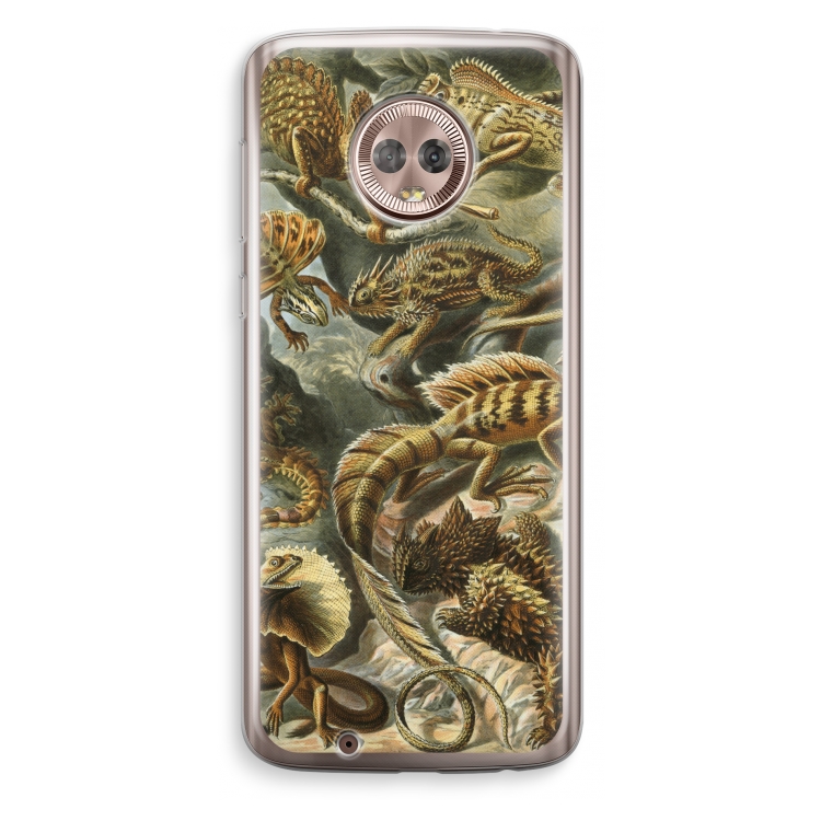 Haeckel Lacertilia: Motorola Moto G6 Transparant Hoesje