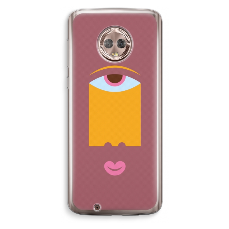 Mono V: Motorola Moto G6 Transparant Hoesje