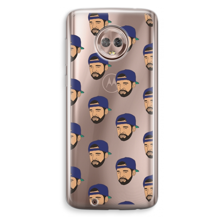 Drake Away: Motorola Moto G6 Transparant Hoesje