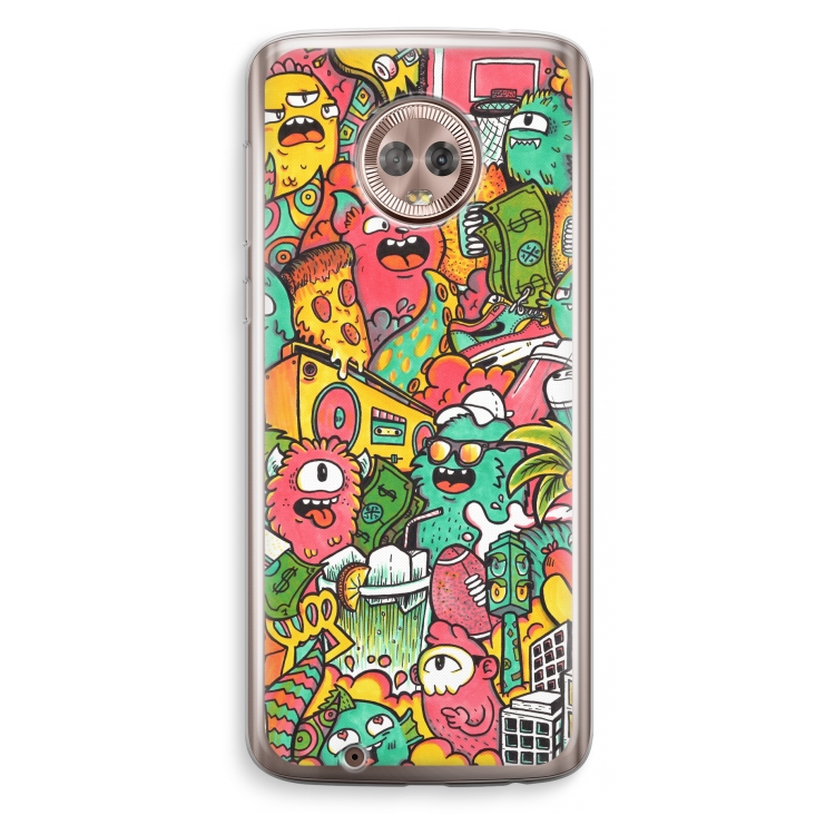 Vexx City: Motorola Moto G6 Transparant Hoesje
