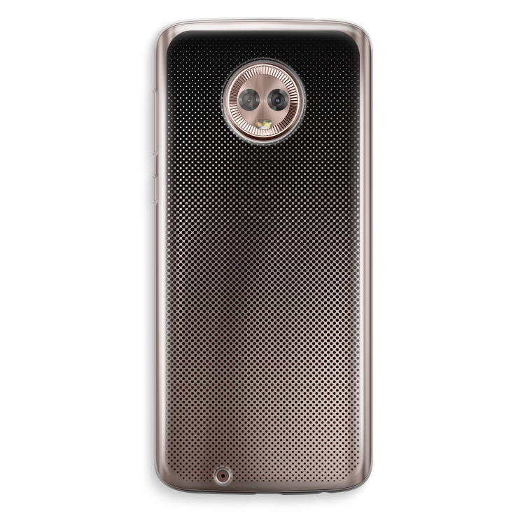 Musketon Halftone: Motorola Moto G6 Transparant Hoesje