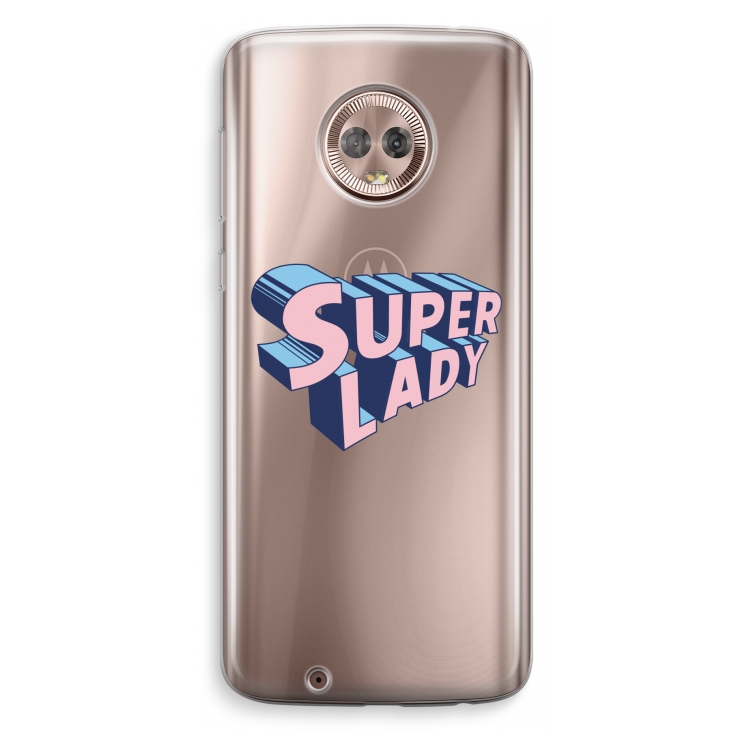 Superlady: Motorola Moto G6 Transparant Hoesje