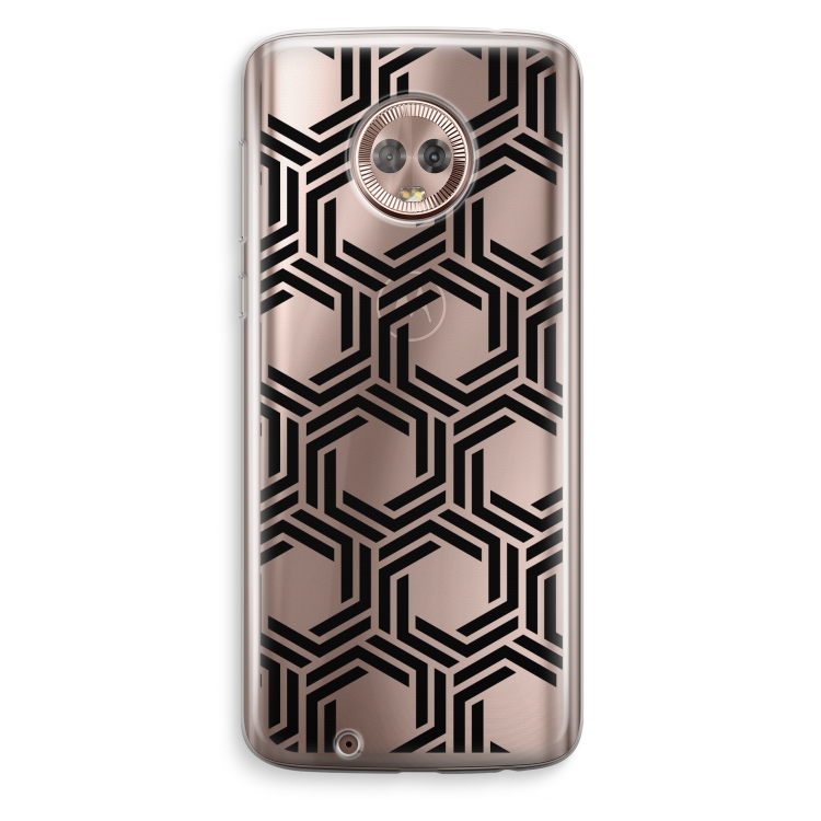 Geometrisch patroon: Motorola Moto G6 Transparant Hoesje