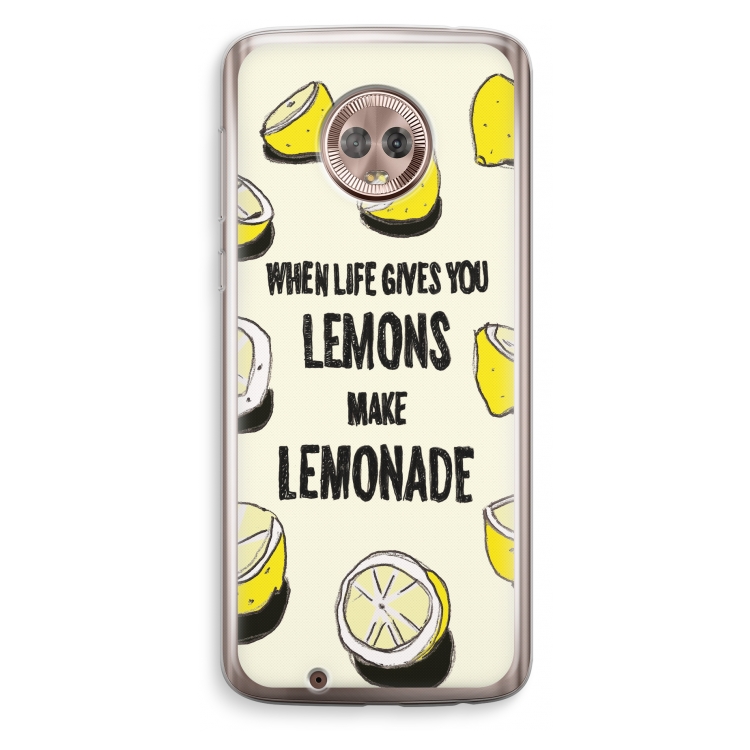 Lemonade: Motorola Moto G6 Transparant Hoesje