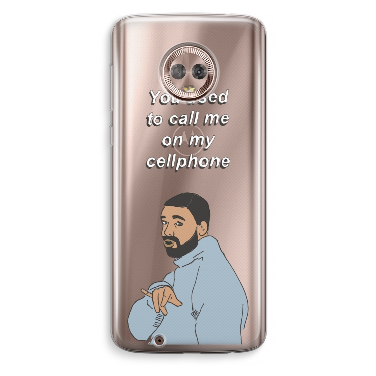 Hotline bling: Motorola Moto G6 Transparant Hoesje