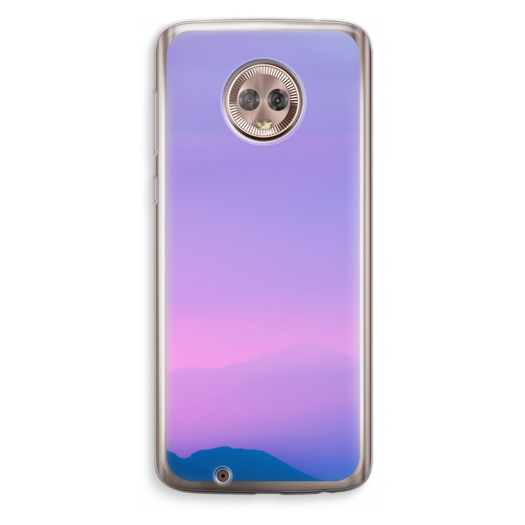 Sunset pastel: Motorola Moto G6 Transparant Hoesje