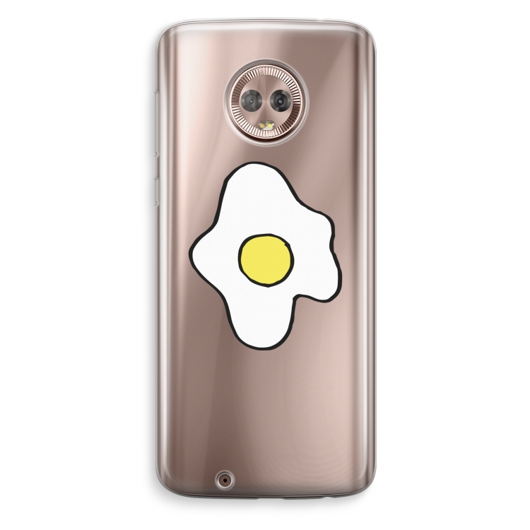 Spiegelei: Motorola Moto G6 Transparant Hoesje