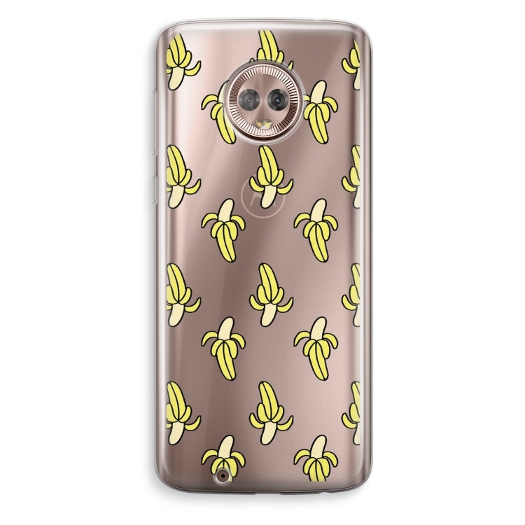 Bananas: Motorola Moto G6 Transparant Hoesje