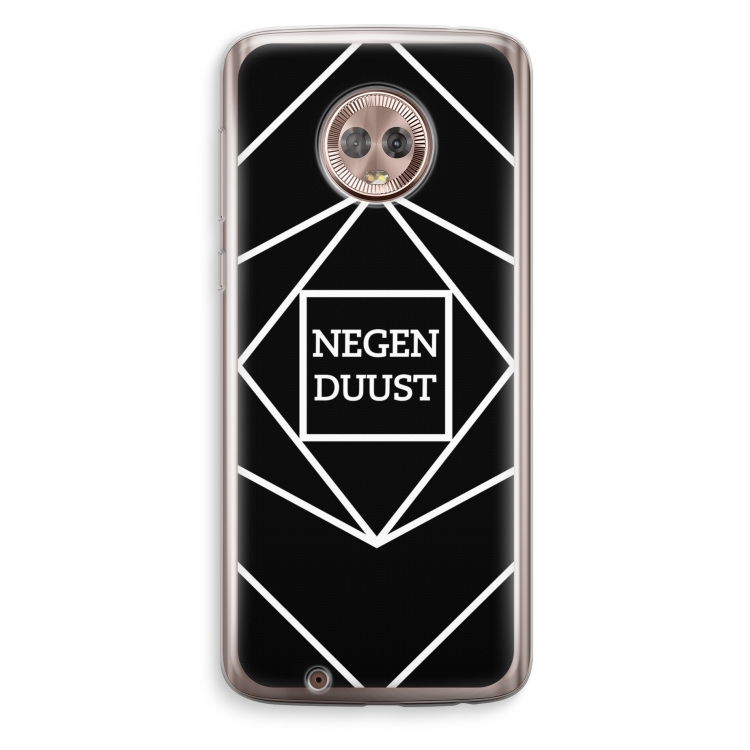 Negenduust geometrisch: Motorola Moto G6 Transparant Hoesje