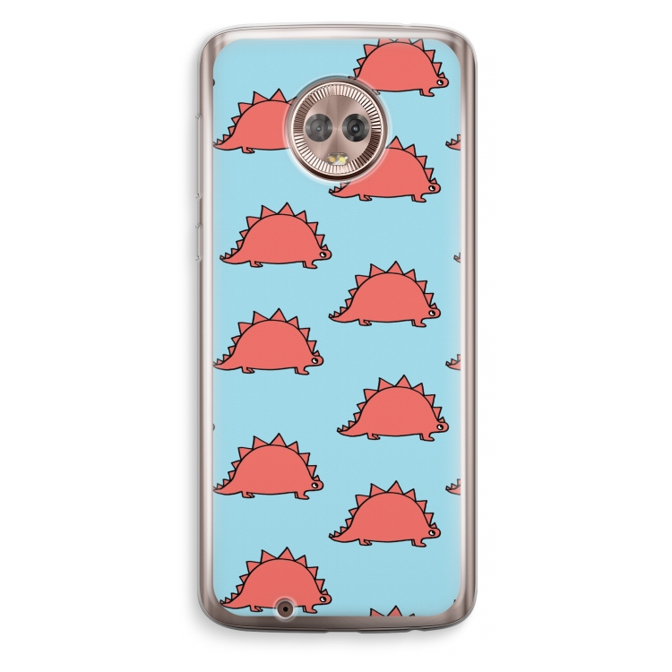 Dinosawrr: Motorola Moto G6 Transparant Hoesje