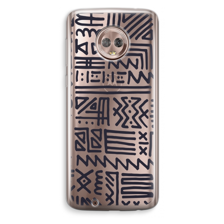 Marrakech print: Motorola Moto G6 Transparant Hoesje
