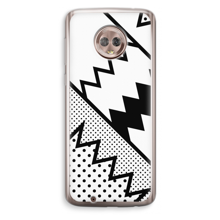Pop Art #5: Motorola Moto G6 Transparant Hoesje