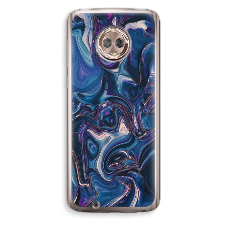 Mirrored Mirage: Motorola Moto G6 Transparant Hoesje