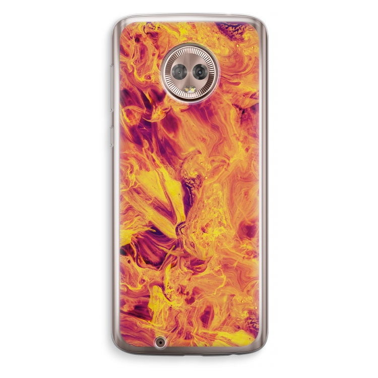 Eternal Fire: Motorola Moto G6 Transparant Hoesje