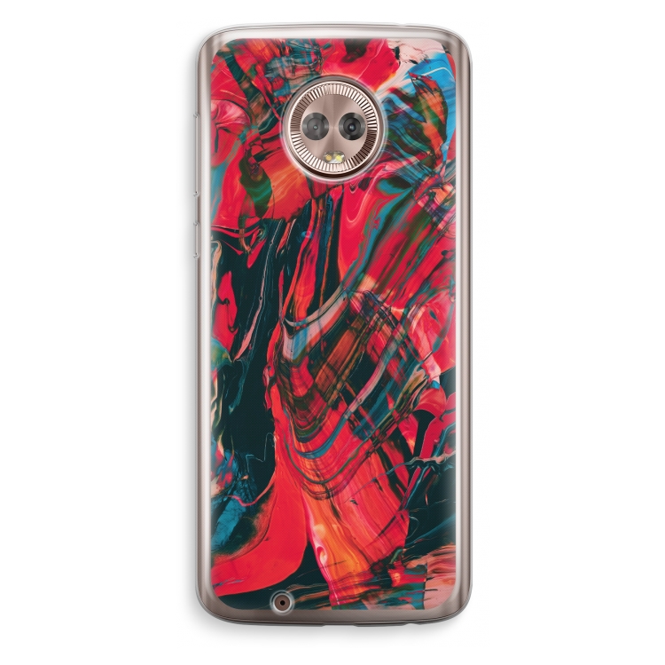 Endless Descent: Motorola Moto G6 Transparant Hoesje
