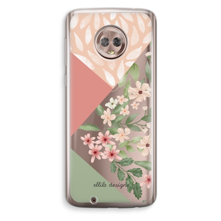 Sweet heaven geometrics: Motorola Moto G6 Transparant Hoesje
