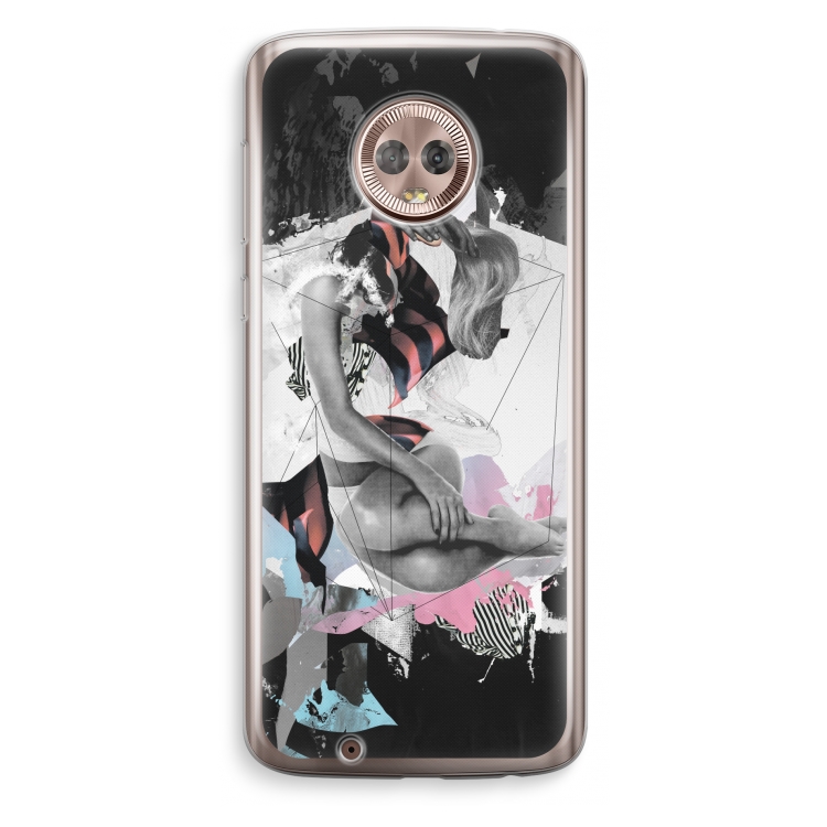 Camouflage de sommeil: Motorola Moto G6 Transparant Hoesje