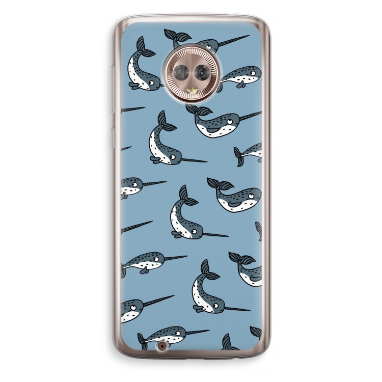 Narwhal: Motorola Moto G6 Transparant Hoesje