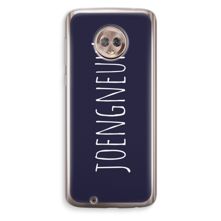 Joengneuh!: Motorola Moto G6 Transparant Hoesje