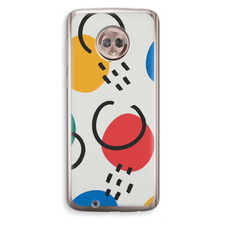 Illustratieve pop 3: Motorola Moto G6 Transparant Hoesje