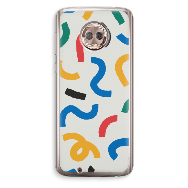 Illustratieve pop 2: Motorola Moto G6 Transparant Hoesje
