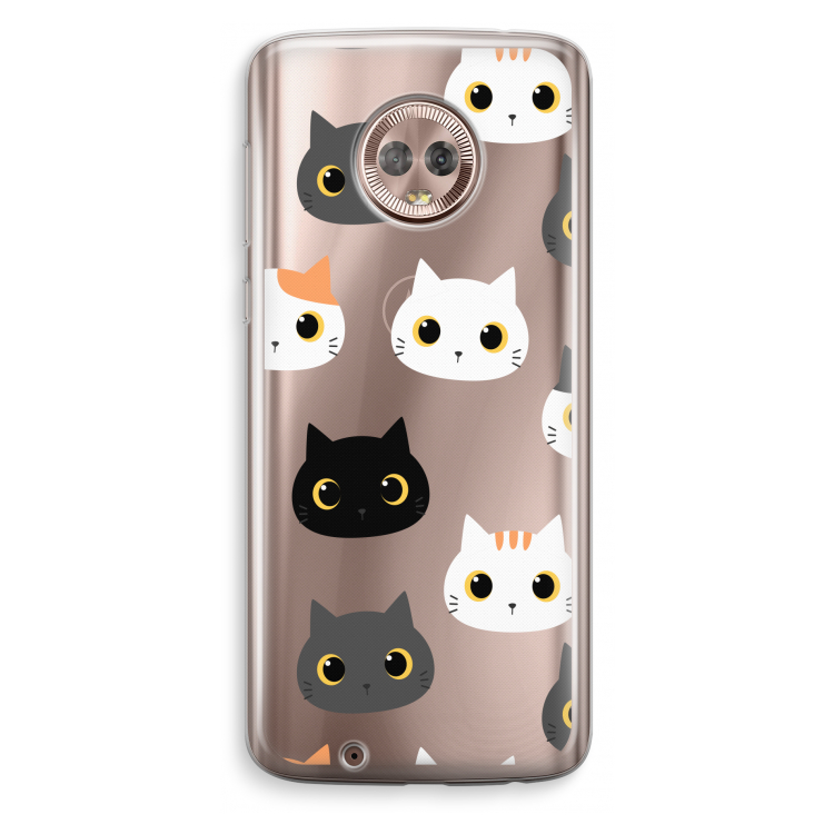 Katten: Motorola Moto G6 Transparant Hoesje