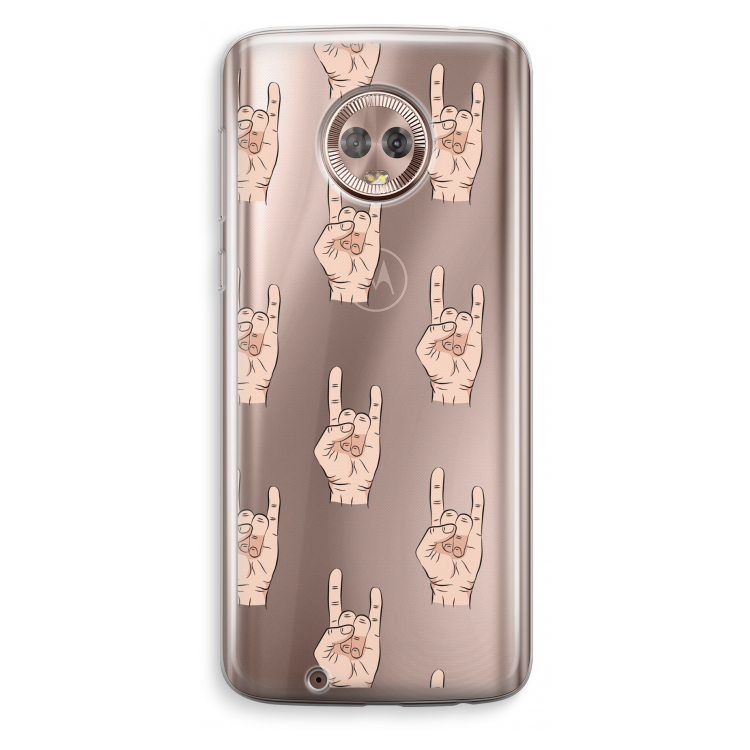 Rock: Motorola Moto G6 Transparant Hoesje