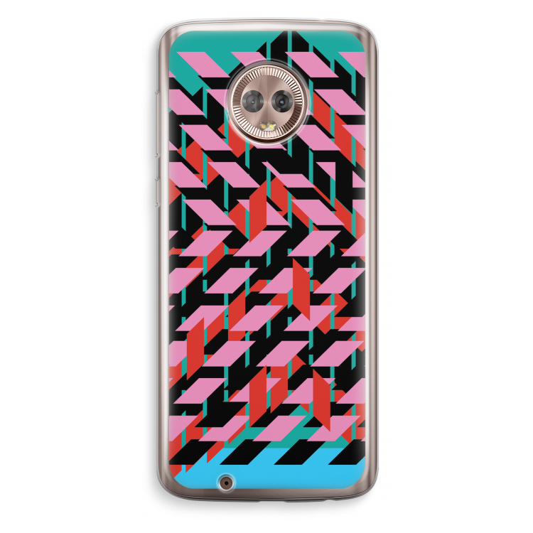 Skew Blush 2: Motorola Moto G6 Transparant Hoesje
