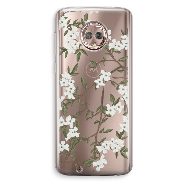 Blossoming spring: Motorola Moto G6 Transparant Hoesje