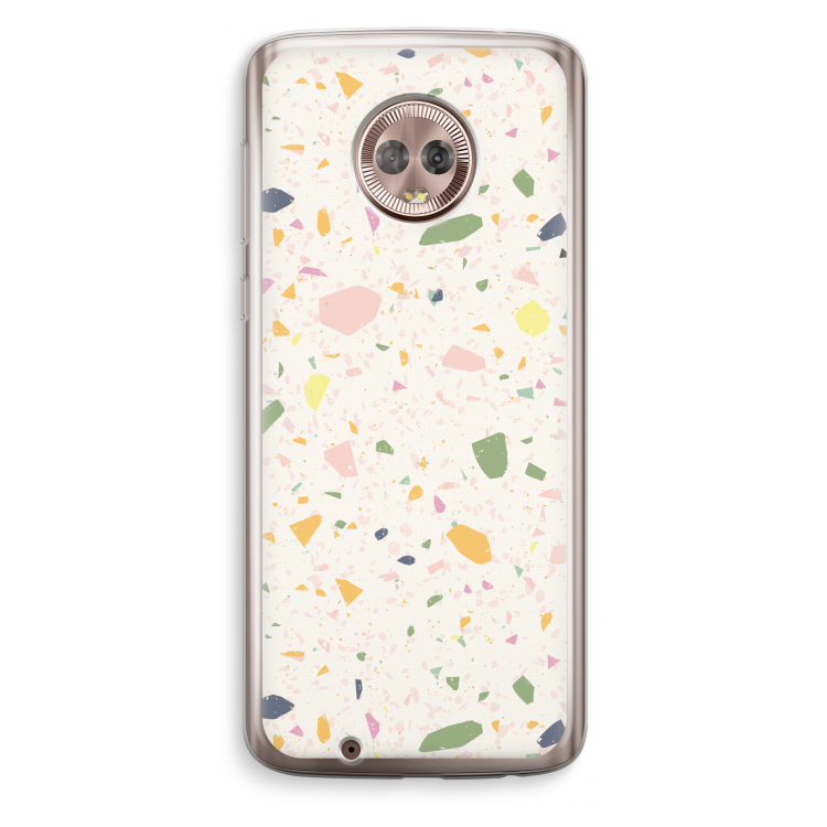 Terrazzo N°21: Motorola Moto G6 Transparant Hoesje