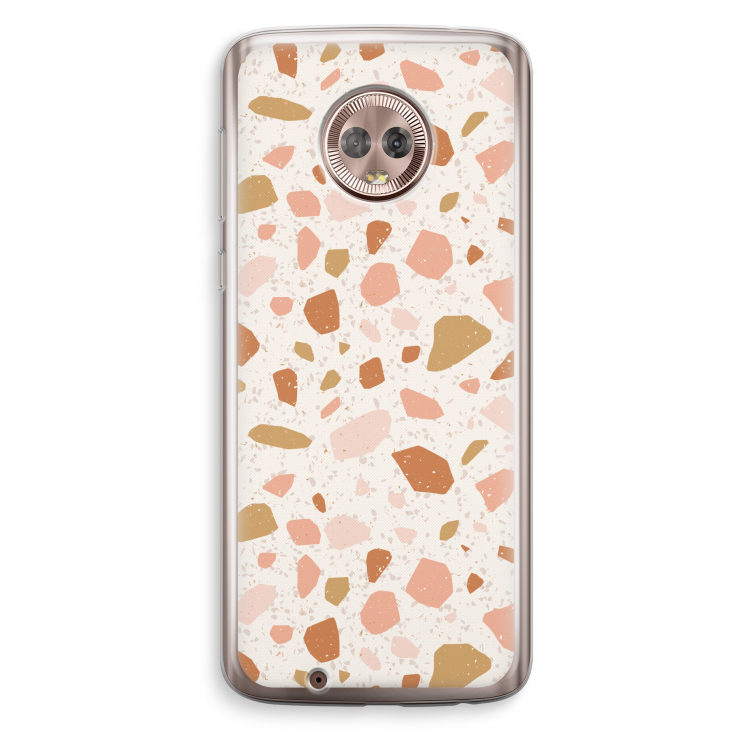Terrazzo N°18: Motorola Moto G6 Transparant Hoesje