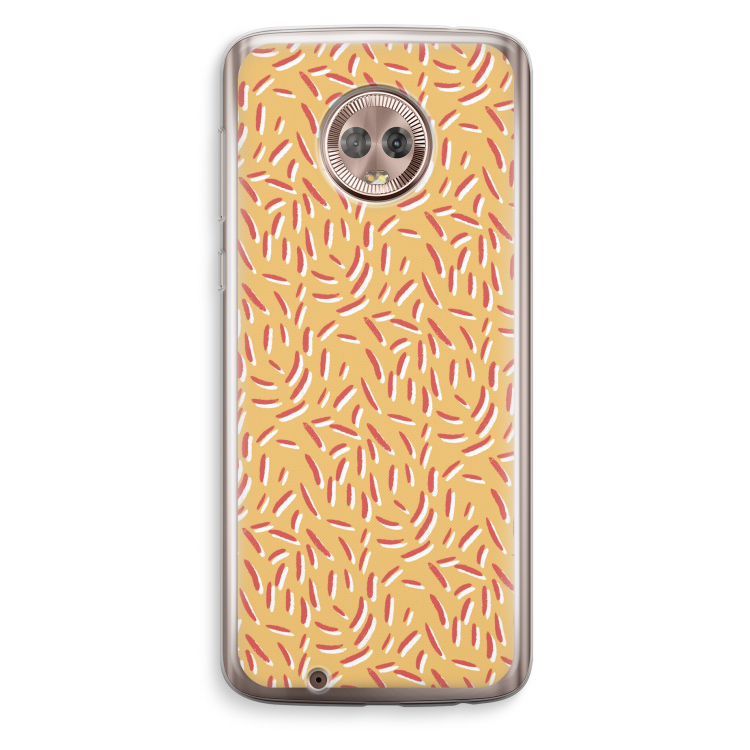 Camouflage: Motorola Moto G6 Transparant Hoesje