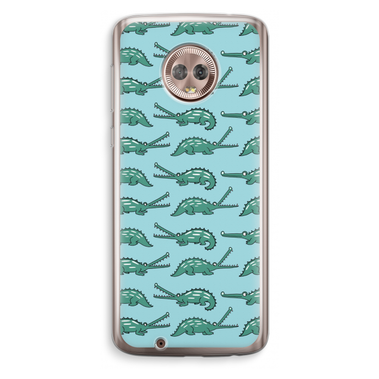 Kroko: Motorola Moto G6 Transparant Hoesje