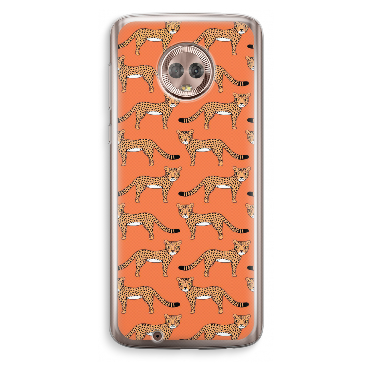 Cheetah: Motorola Moto G6 Transparant Hoesje