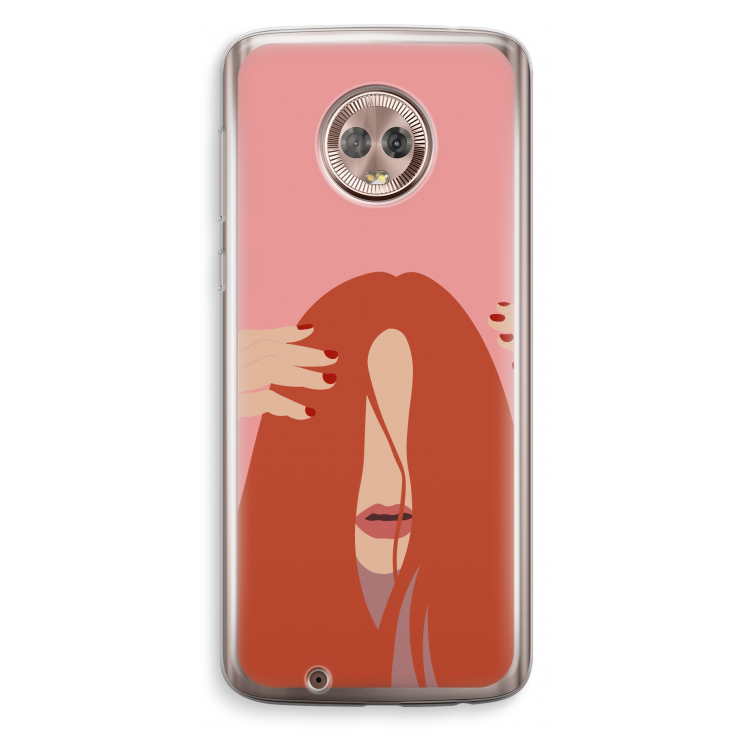 Woke up like this: Motorola Moto G6 Transparant Hoesje