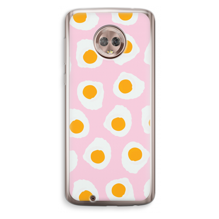 Dancing eggs: Motorola Moto G6 Transparant Hoesje
