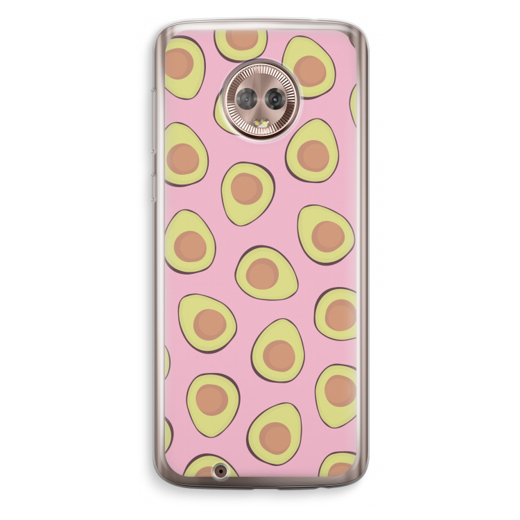 Dancing avocados: Motorola Moto G6 Transparant Hoesje