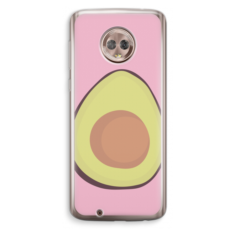 Avocado: Motorola Moto G6 Transparant Hoesje
