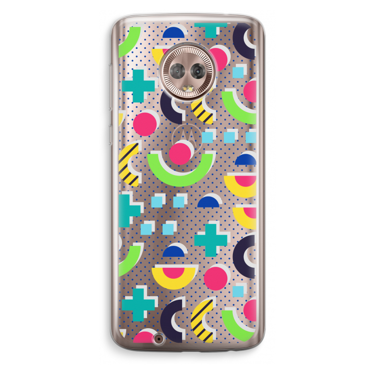 8-bit N°1: Motorola Moto G6 Transparant Hoesje