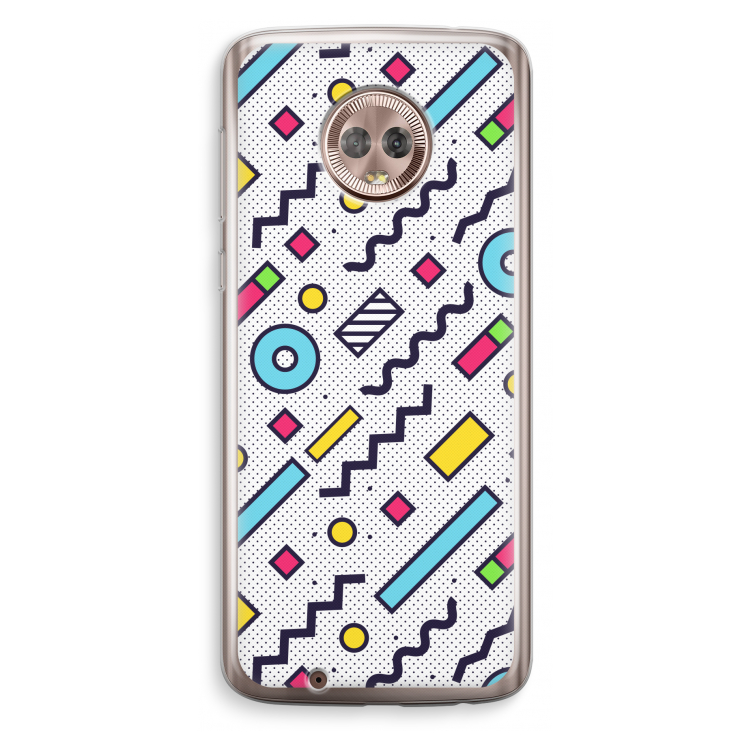 8-bit N°8: Motorola Moto G6 Transparant Hoesje