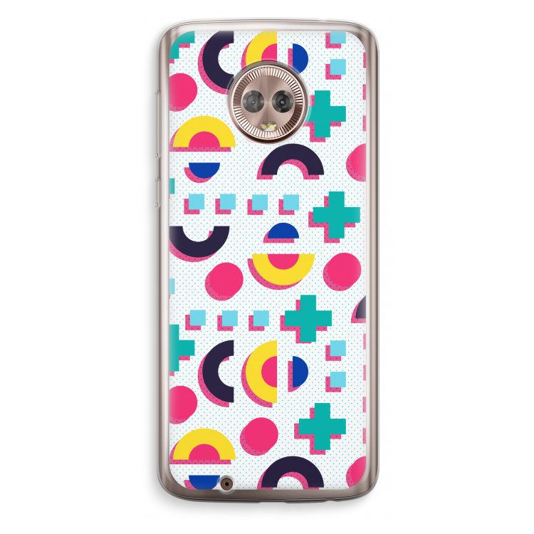 8-bit N°2: Motorola Moto G6 Transparant Hoesje