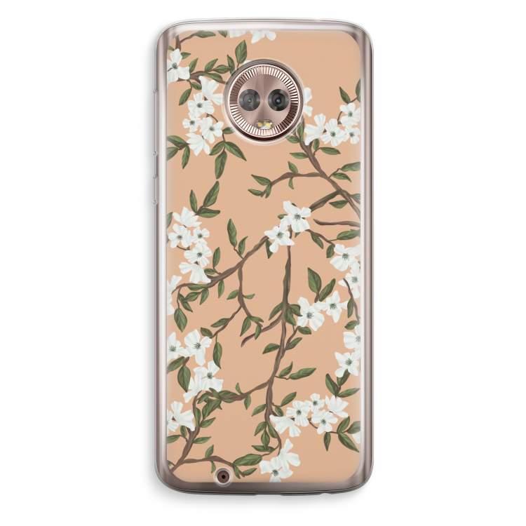 Blossoming spring: Motorola Moto G6 Transparant Hoesje