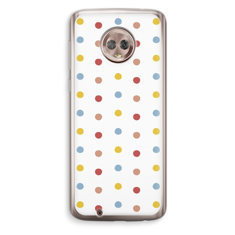 Bollen: Motorola Moto G6 Transparant Hoesje