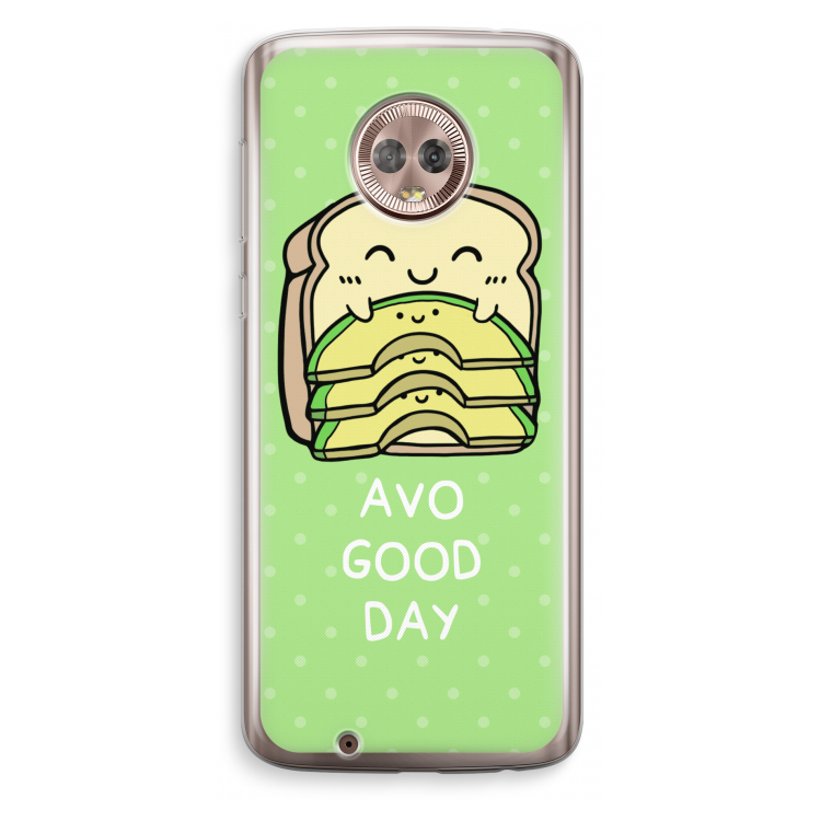 Avo Good Day: Motorola Moto G6 Transparant Hoesje